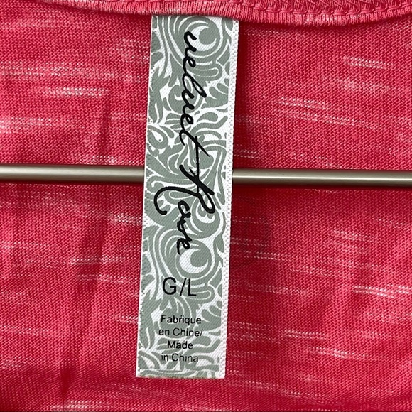 5/$20 Velvet‎ ROSE athletic top cutout back NEW - Picture 4 of 6